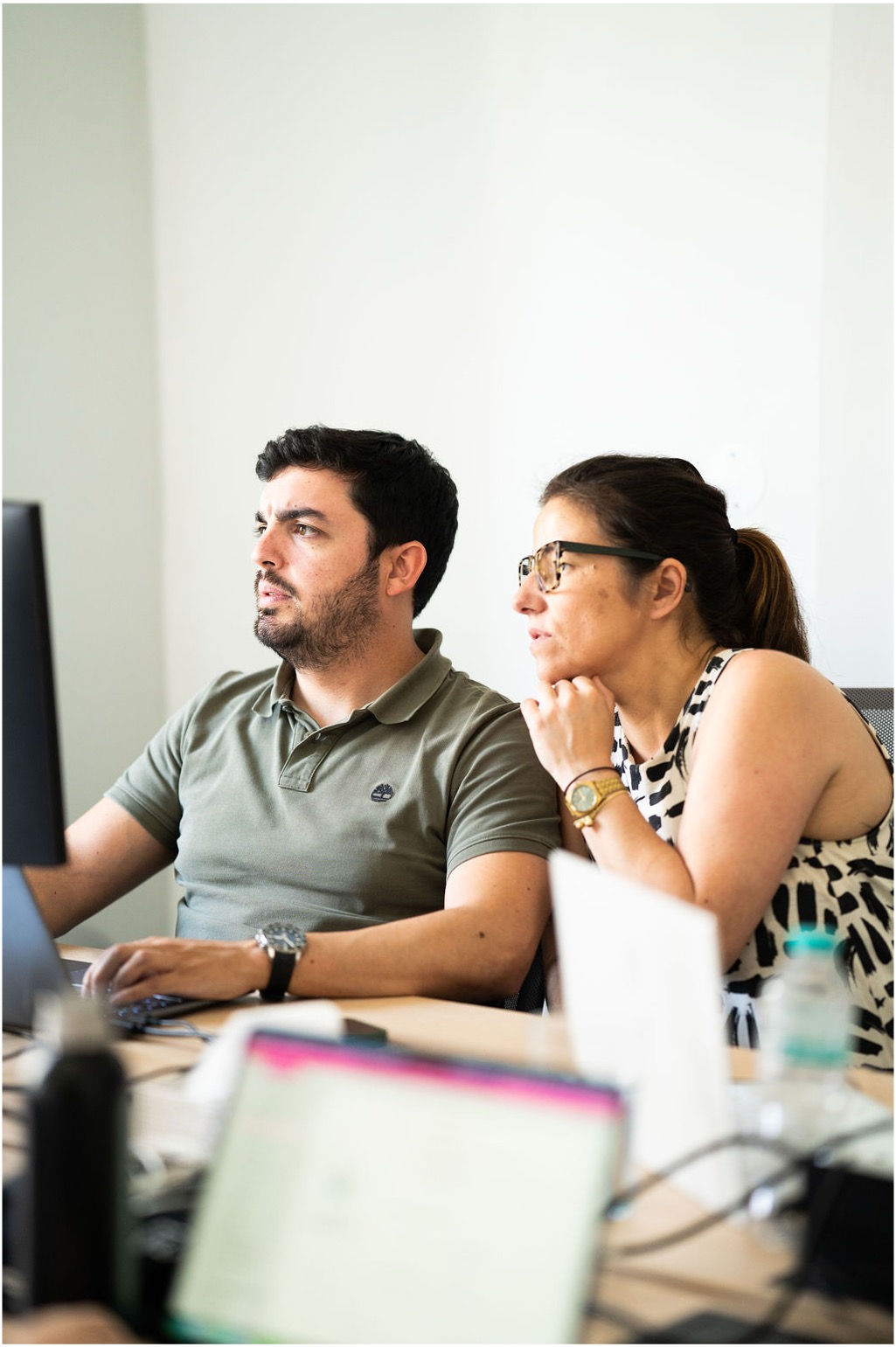 Velv consultants reviewing an AI roadmap
